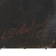 Antique Painting Portrait of a Man Signed Early 20th Century