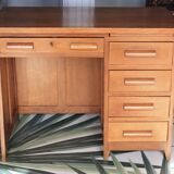 Solid wood school teacher desk