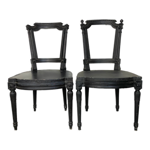 Lot de 2 chaises style