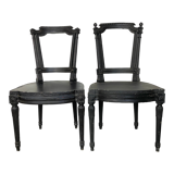 Set of 2 Louis XVI style chairs