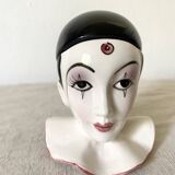 Pierrot salt and pepper egg cups