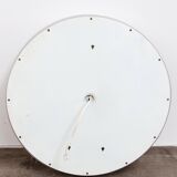 Round Plexiglass Bathroom Mirror by Hillebrand, Large Model, 1960 Germany.