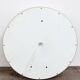 Round Plexiglass Bathroom Mirror by Hillebrand, Large Model, 1960 Germany.