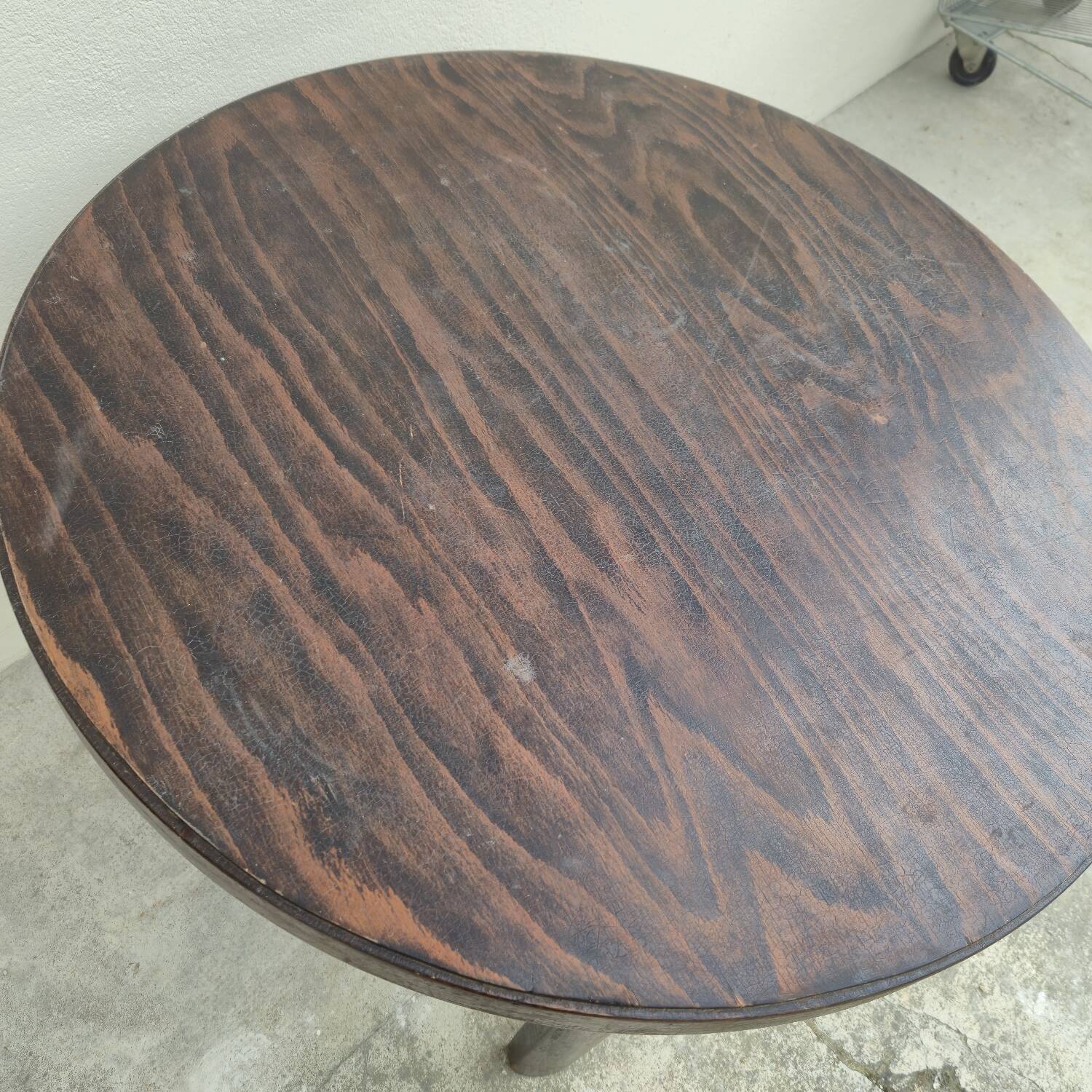 1930s Art Deco Round Coffee Table