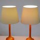 Lampes de table en chêne scandinave d'Elpe, ensemble de 2
