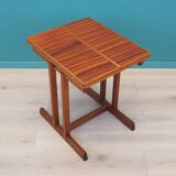 Table basse en acajou, design danois, années 1970, production : Danemark