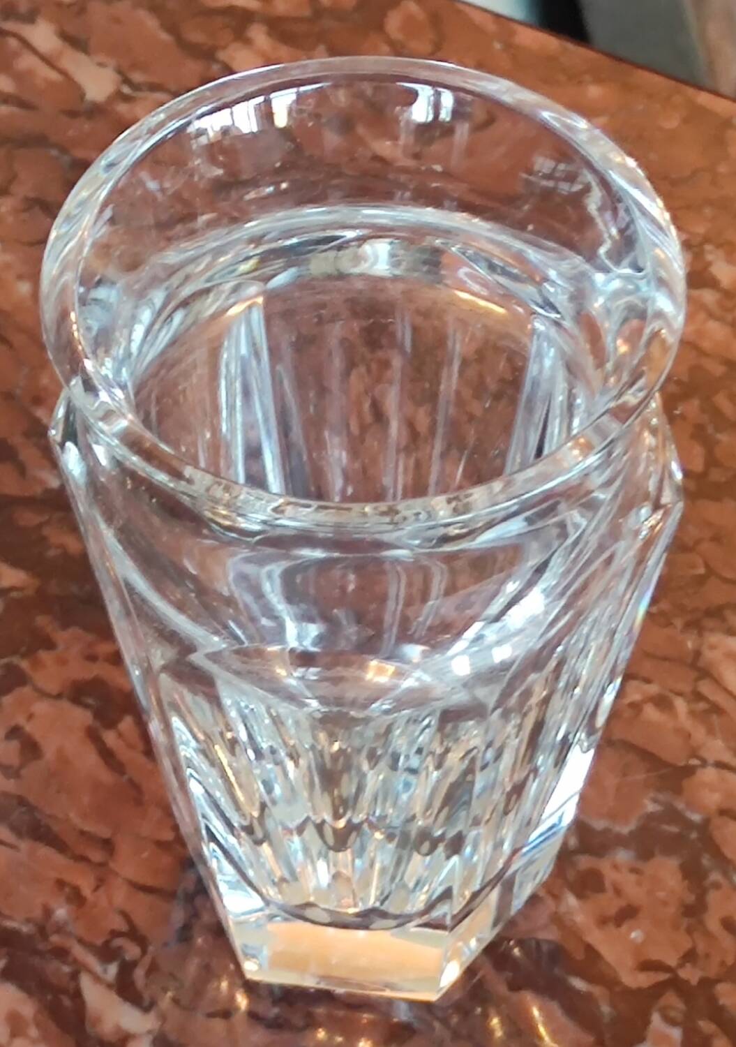 Old small Baccarat crystal vase
