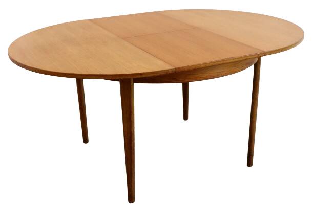 Ronde vintage verlengbare eettafel 'Wrenthorpe'