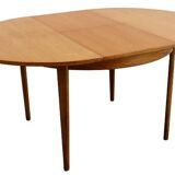 Ronde vintage verlengbare eettafel 'Wrenthorpe'