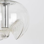 Clear Glass Pendants designed by Koch & Lowy, Germany, 1970s