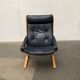 Siesta lounge chair set in Norwegian leather with ottoman by Ingmar Relling for Ekornes