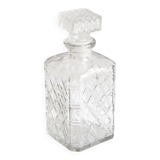 Whiskey decanter with cut sides