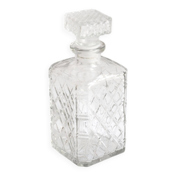 Carafe à whisky pans coupés