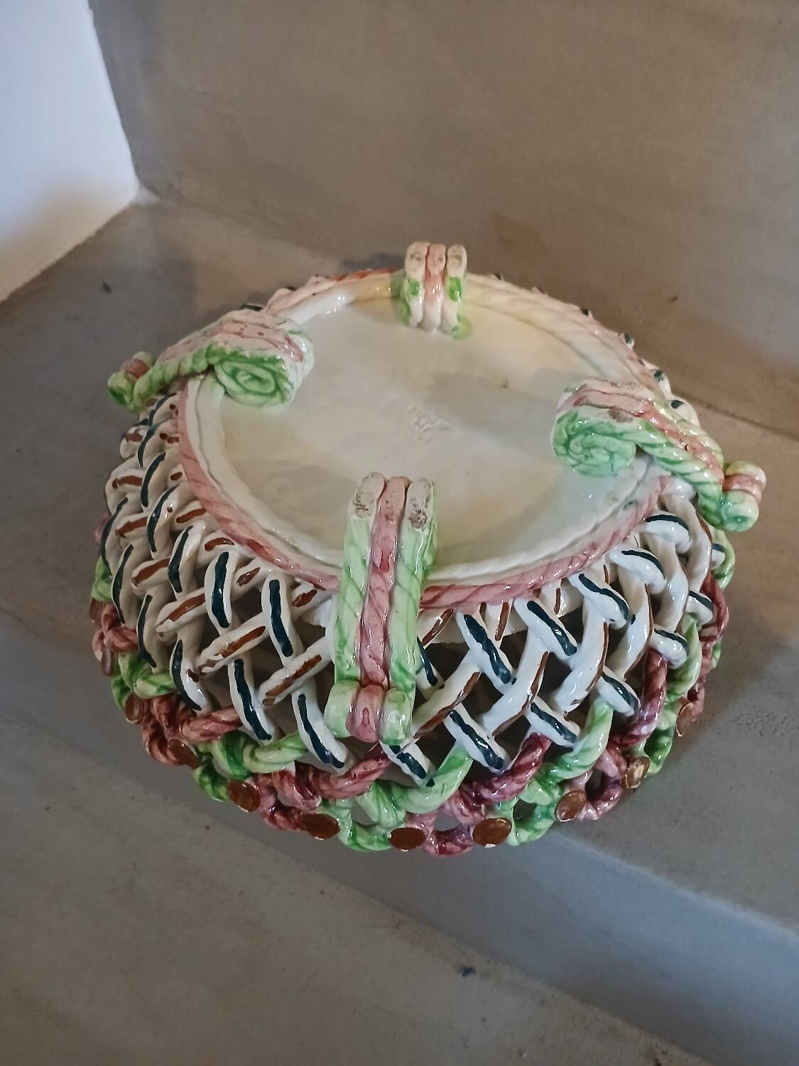 Vintage Spanish ceramic bowl