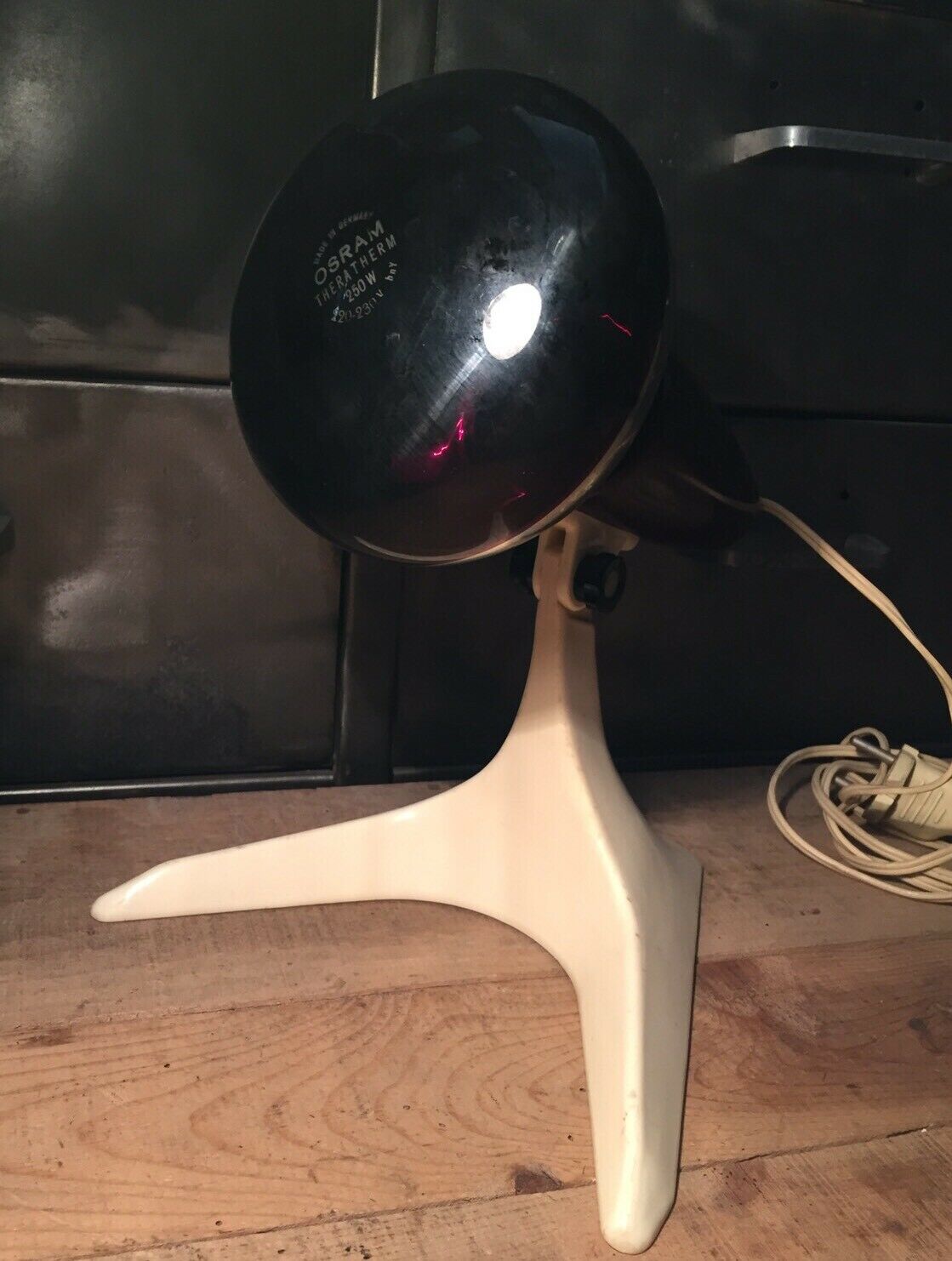 Vintage West Germany infrared lamp