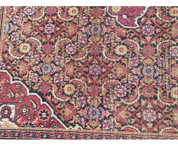 Old Persian carpet Dorokhsh khorasan from the early 19th century 200x400 cm  | Selency