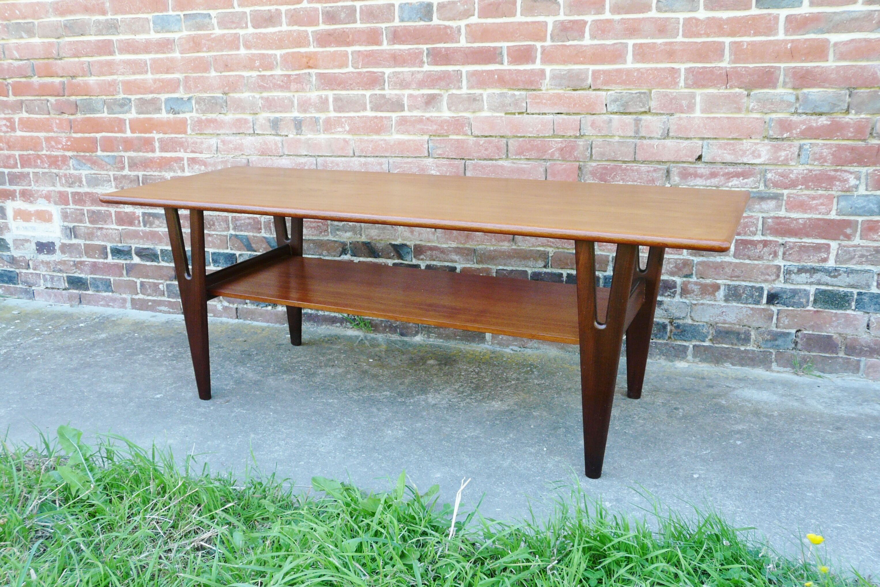 Danish teak coffee table