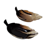2 buffalo horn cups