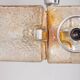 Vintage 70s murano glass chandelier design sugar tones for veart