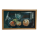 Oil on panel "Still life with fruits" by unknown artist, vintage & framed 43×25cm