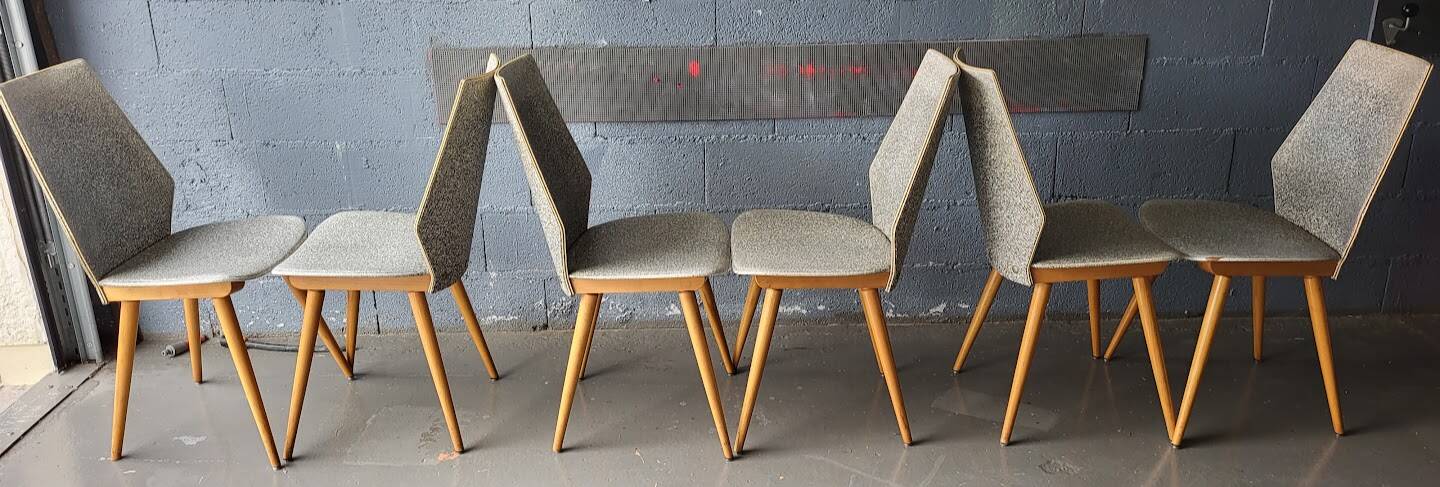 Set of 6 vintage chairs