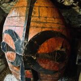 Indonesian metal mask