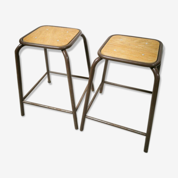 Pair of school stools