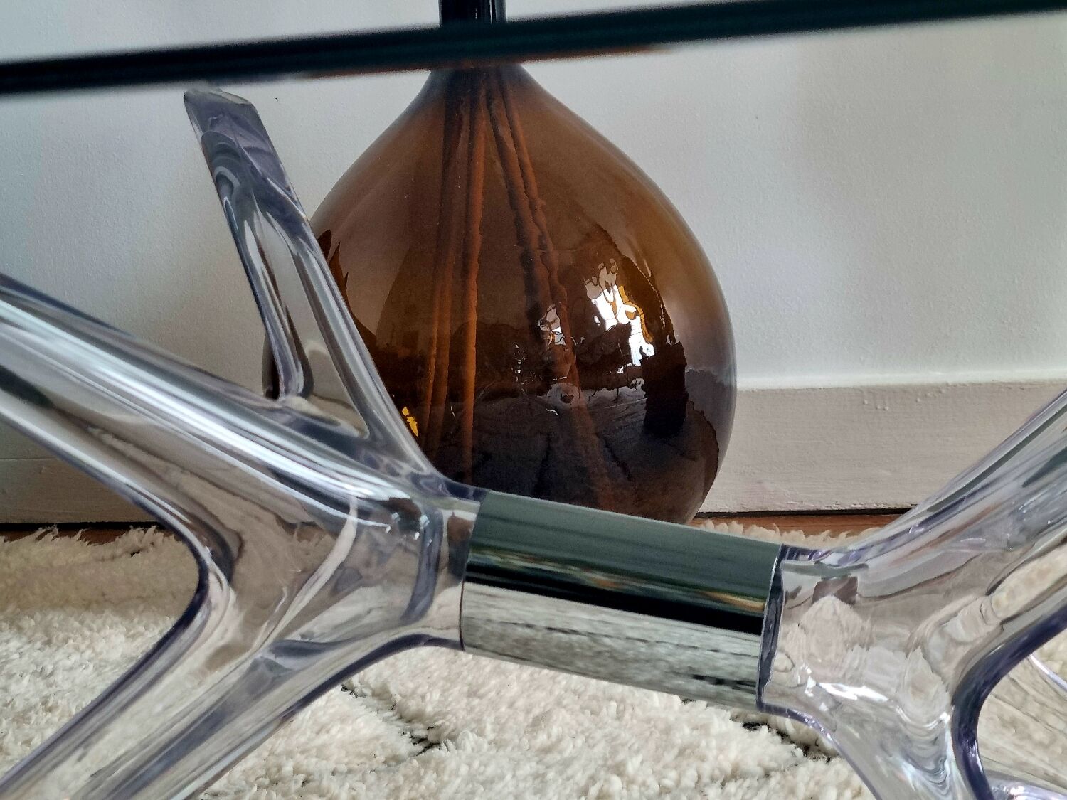 Blast coffee table design Philippe Starck, Kartell