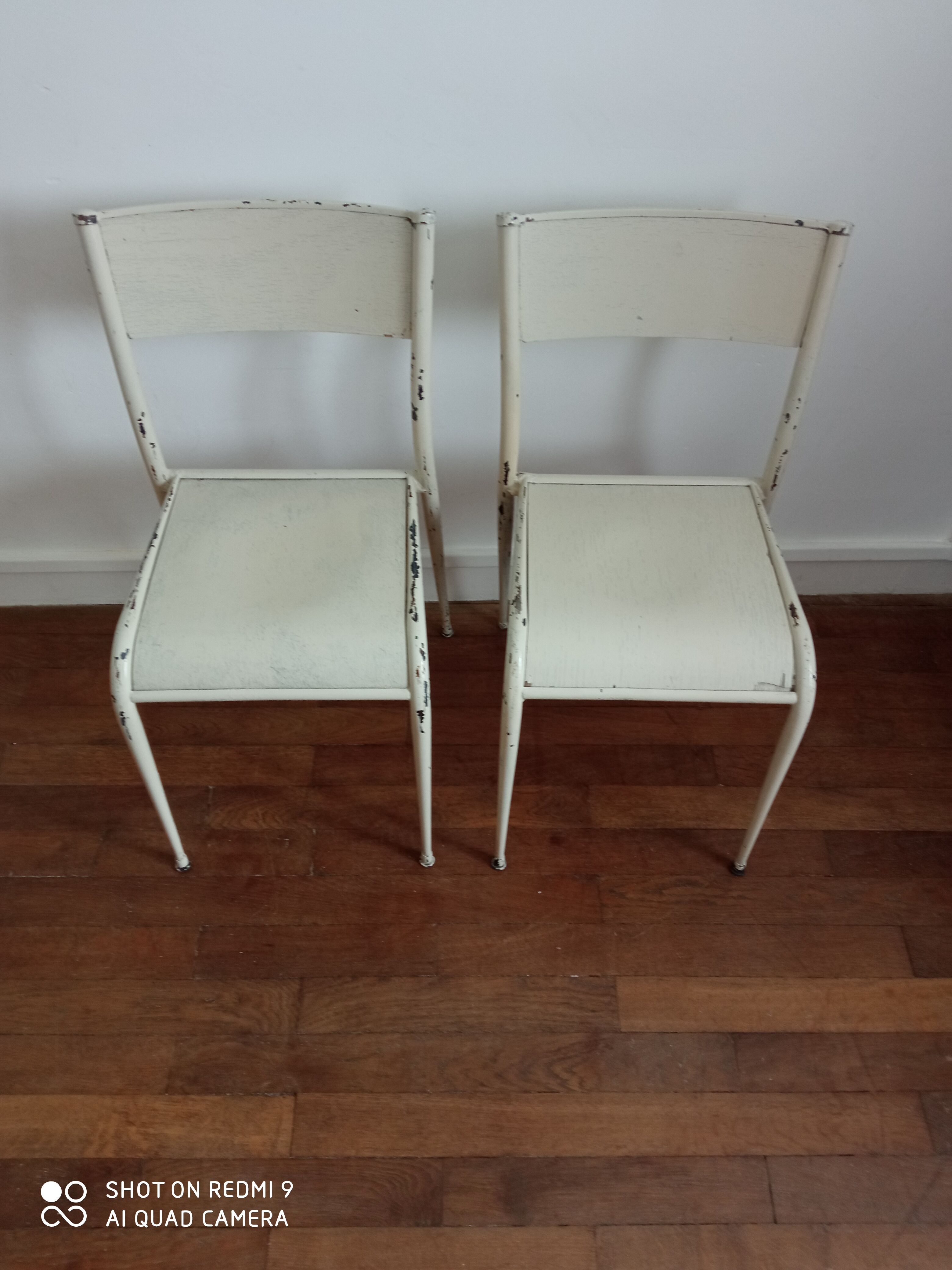 Pair of Mullca chairs 510 feet compass