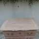 Beautifully crafted Louis XVI style commode in bleached wood.