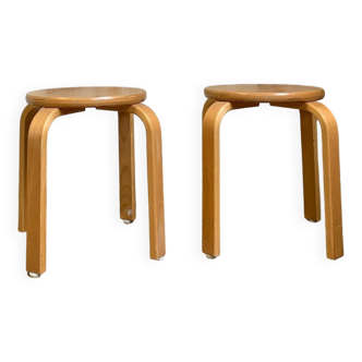 Pair of vintage humania stools, denmark