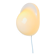 Tortue Opaline Glass Wall Lamp By Rodolfo Bonetto For Candle, Italy, 1970S