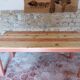 Table de ferme terracotta