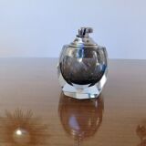 Ashtray and table lighter in Murano glass 1970
