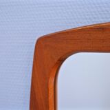 Danish mirror in teak, 1960s