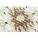 1970s Vintage Turkish Handmade Wool Beige Oversized Area Rug 208x295