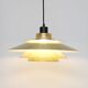 Vintage Danish Jeka lamp in brass, Denmark 1970's