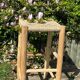 Tabouret haut bois et corde