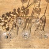 Set of 5 vintage walking glasses