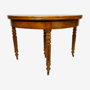 19th century cherry console table