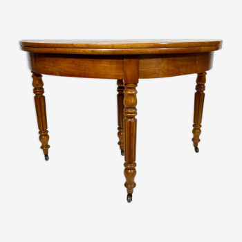 Table console en merisier  XIXème