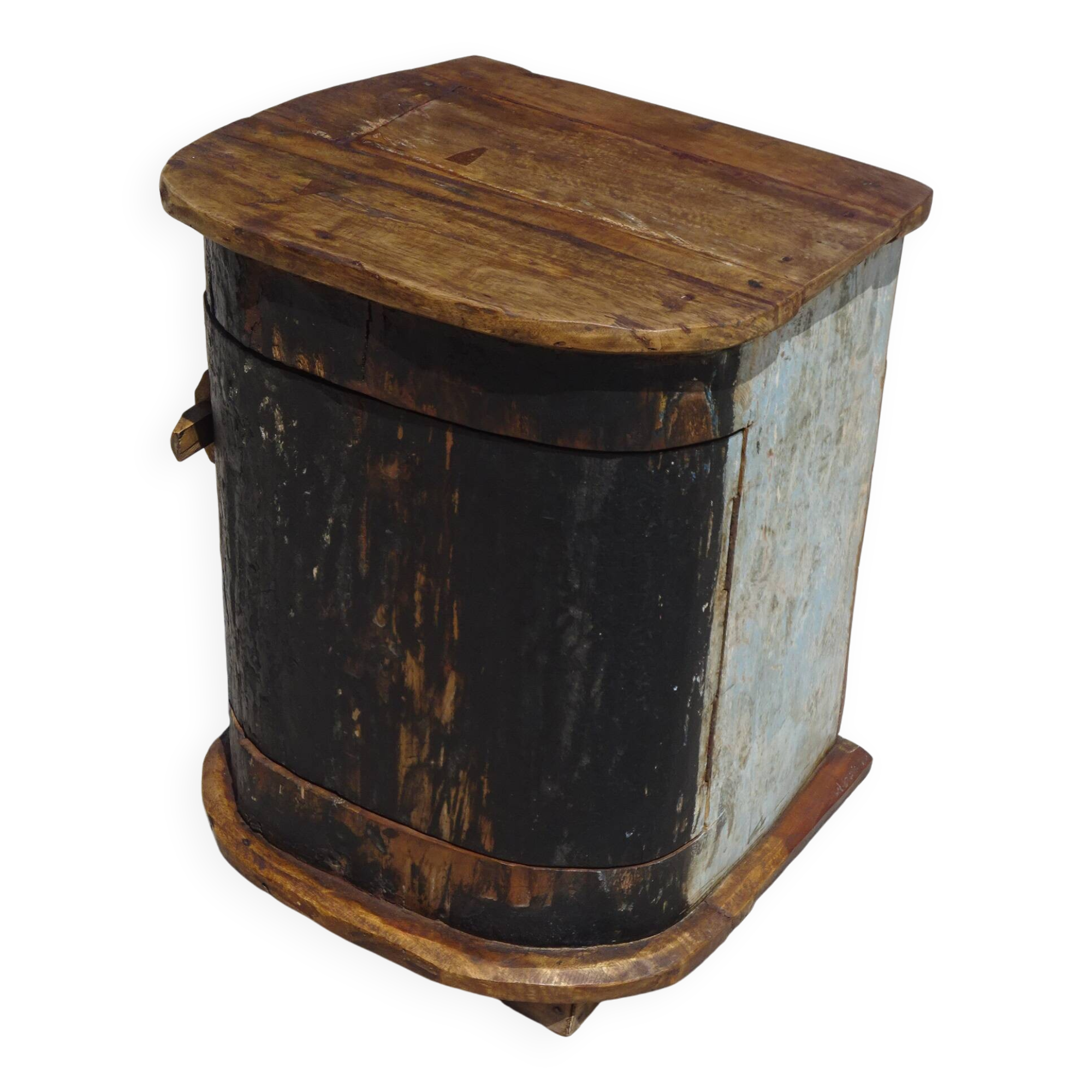 Small wooden canoe furniture, solid teak