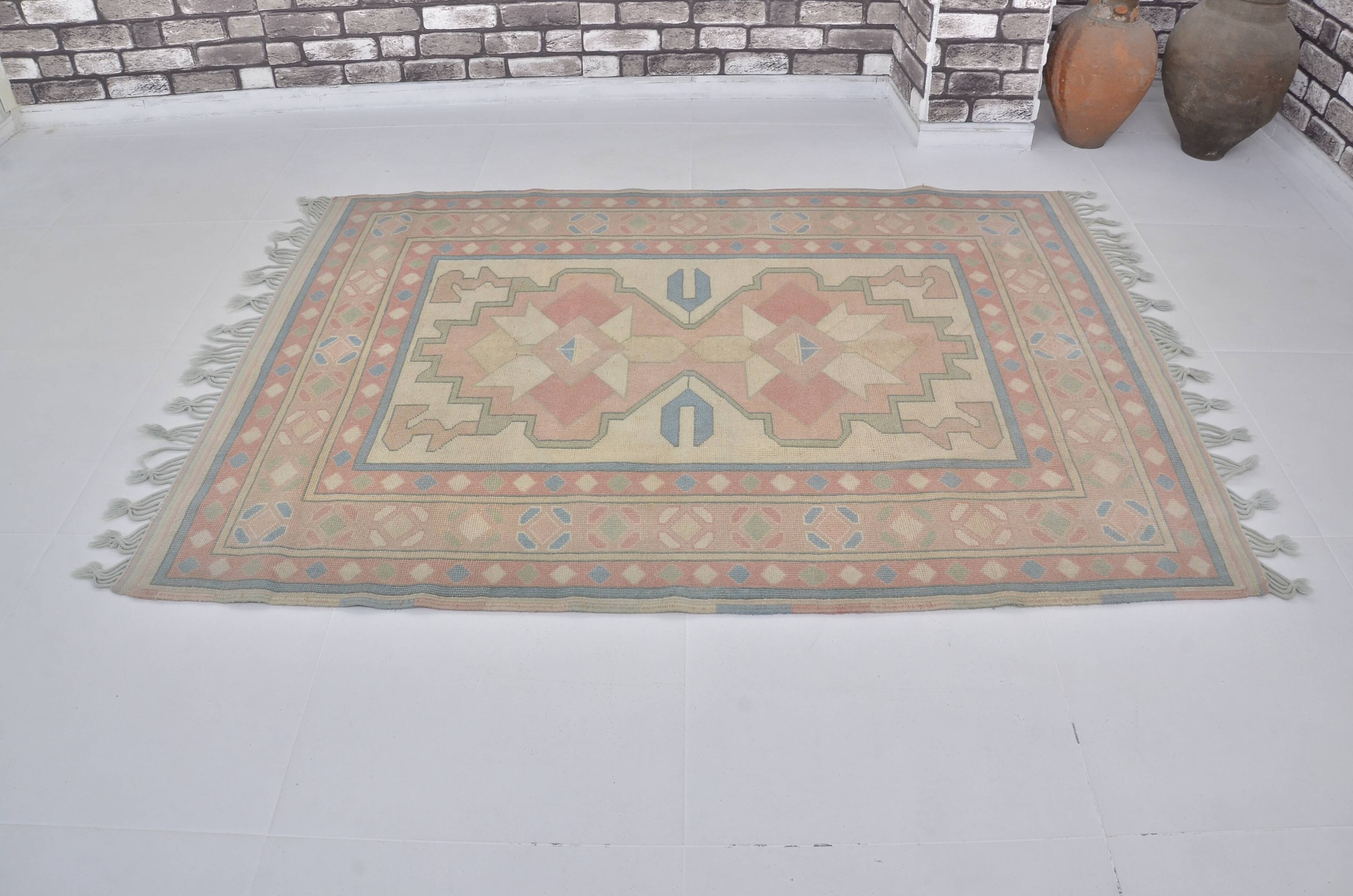Anatolian Vintage Wool Turkish Rug sku1188
