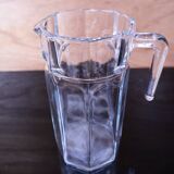 Vintage crystal pitcher by Cristal d'Arques-Durand.