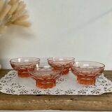 4 Rosaline champagne glasses