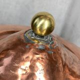 Old copper and brass teapot
