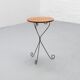 French wrought iron side table 1960s