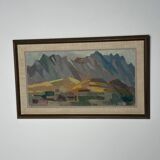 Swedish Oil on Panel – “Spanien” by Arne Bohman