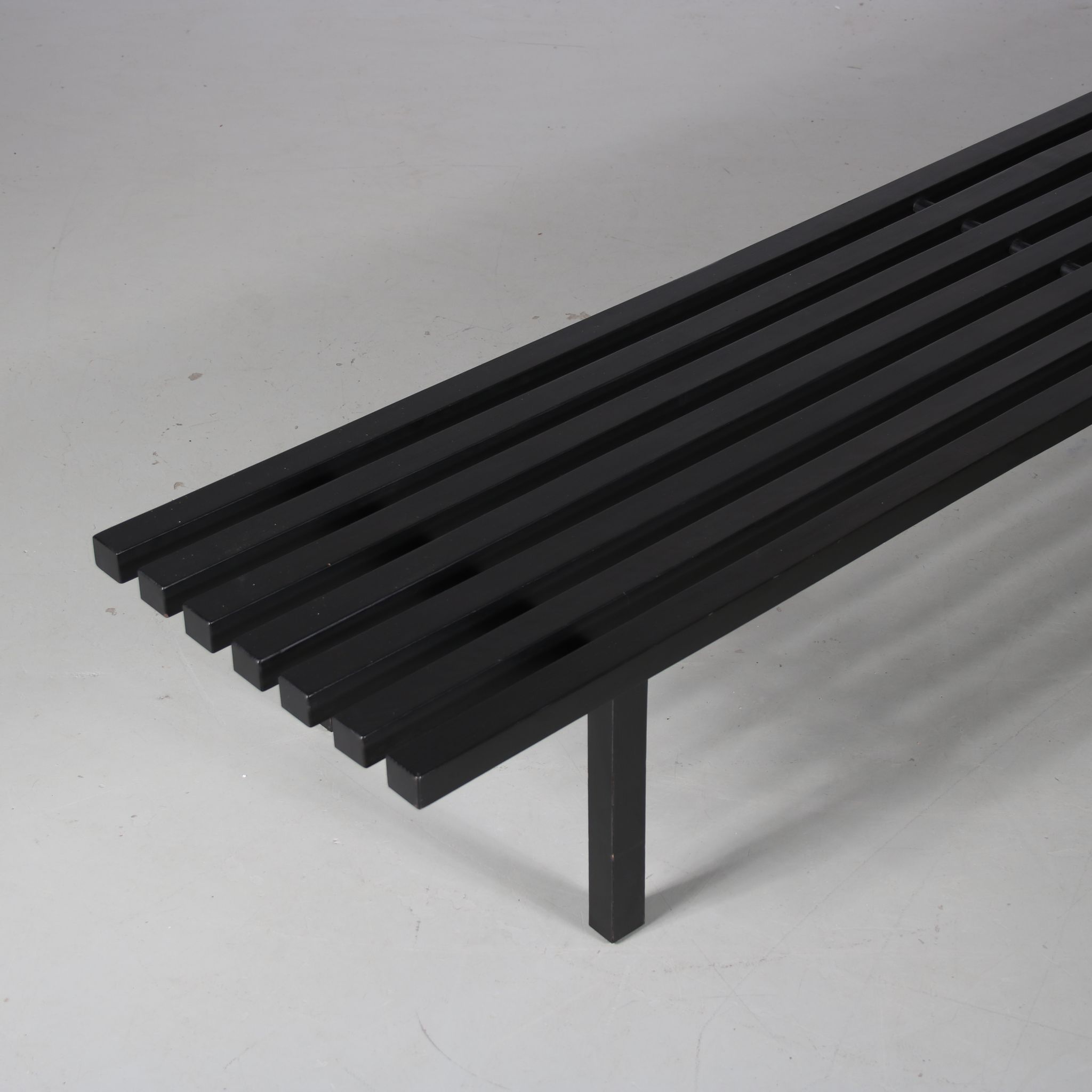 1970s Slatted bench by Gijs Bakker and Wim Wilson for Castelijn, Netherlands