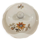 Bohemian porcelain butter dish